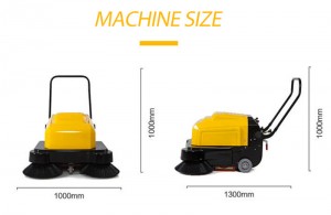 C100 Hand Push Floor Sweeper