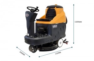 M65 Ride on Floor Scrubber